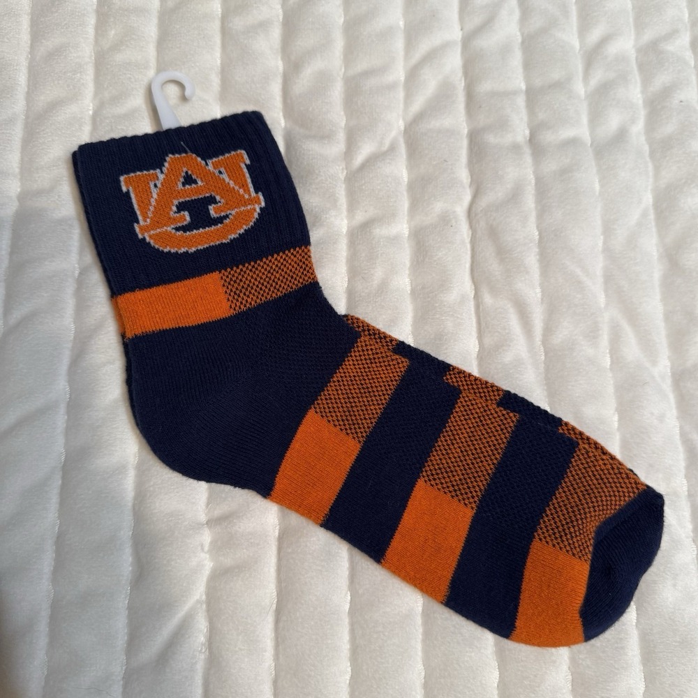 Auburn‎ Tigers Quarter Socks NCAA 1 Pair